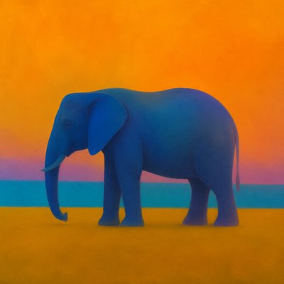 animal standing in natural pose