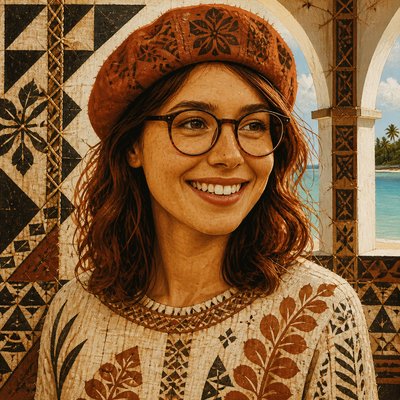 Tongan Art Style Style Transfer Example