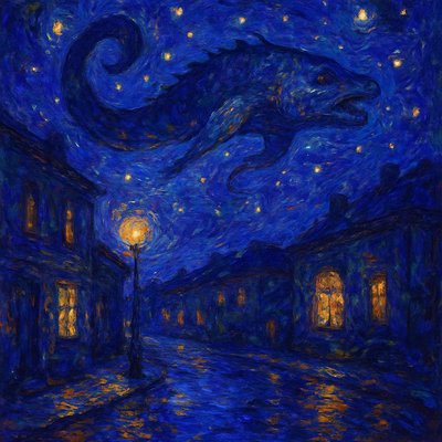 Cetus in the starry night sky.