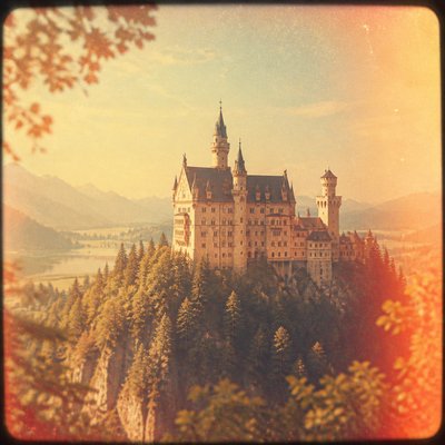 majestic castle on a hilltop