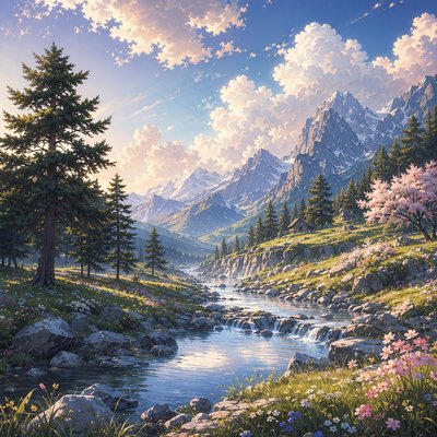 landscape, no people