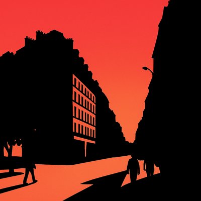 Crimson Silhouette Style Transfer Example