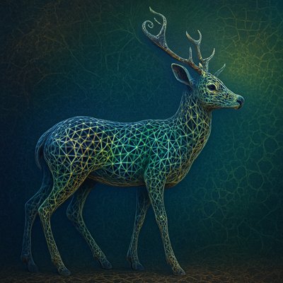 animal standing in natural pose
