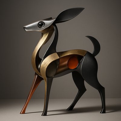 animal standing in natural pose