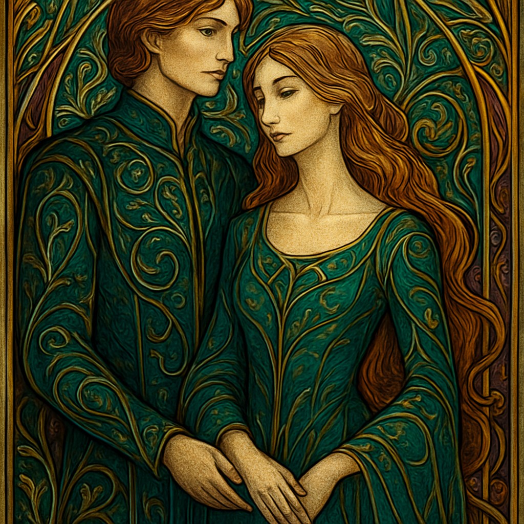 portrait of two people together