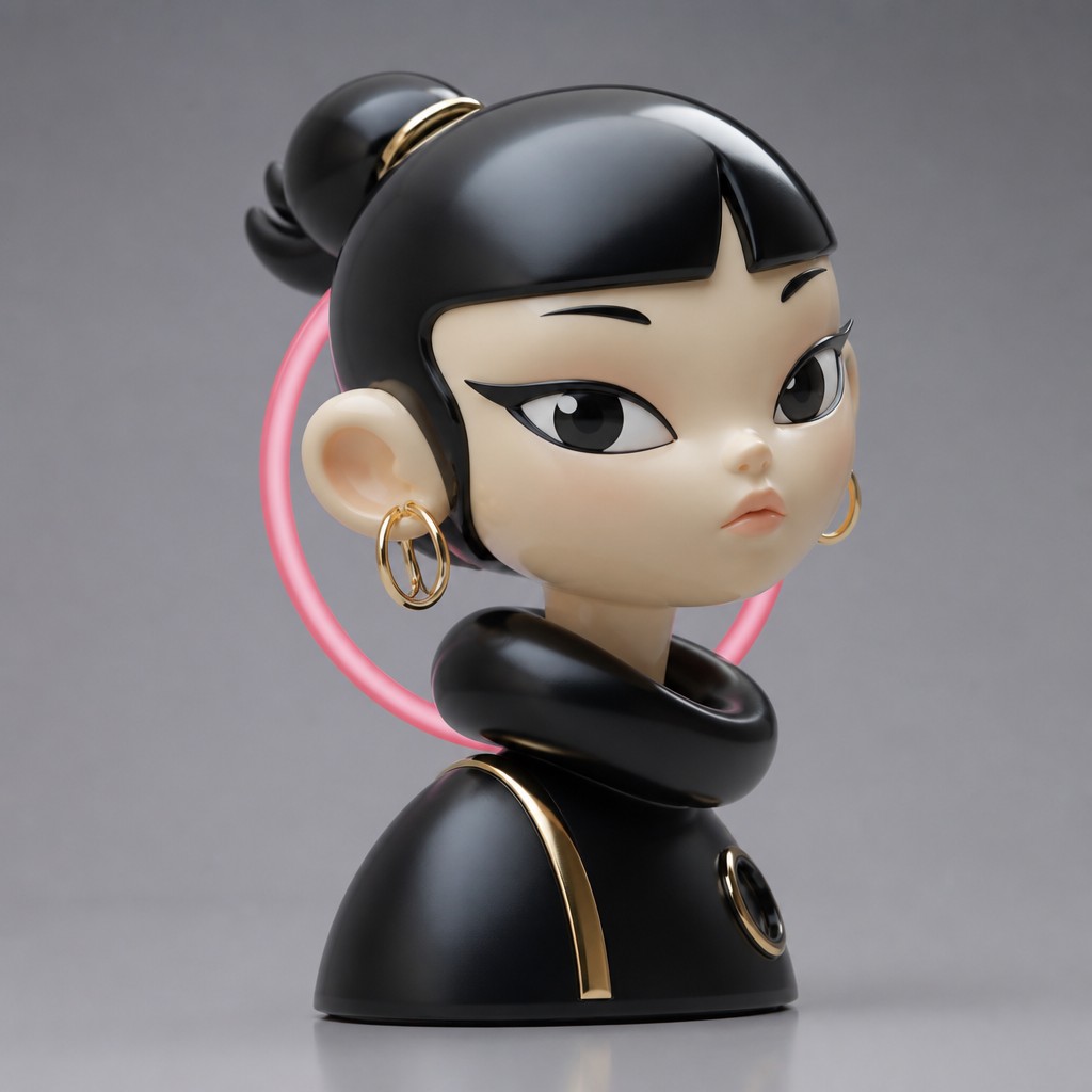 Art Toy Sculpture AI art example