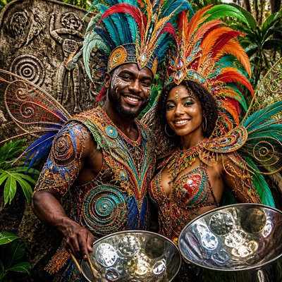 portrait of two people together