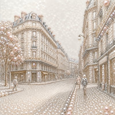 Pearl Jewelry Style Style Transfer Example
