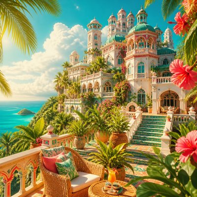 majestic castle on a hilltop