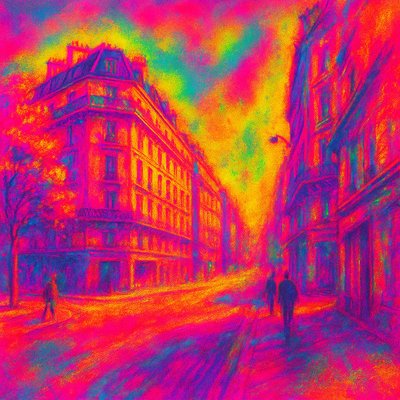 Spray Paint Dream Style Transfer Example