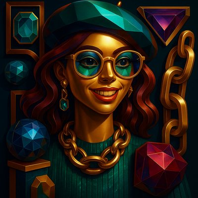 Statement Jewelry Design Style Transfer Example