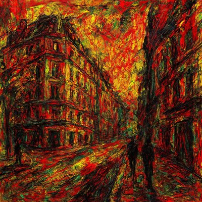 Neo-Expressionism Art Style Style Transfer Example