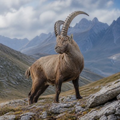 animal standing in natural pose — Photorealistic Figurative Art Style