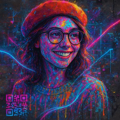 Augmented Reality Graffiti Style Transfer Example