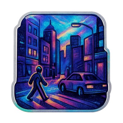 urban street with city activity