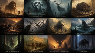 the twelve labours of Hercules