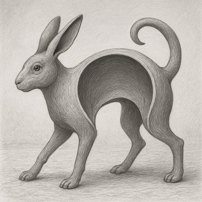 animal standing in natural pose
