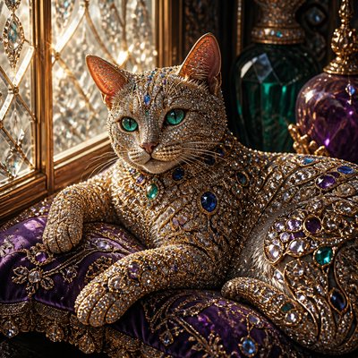 a cat lounging in a sunlit window