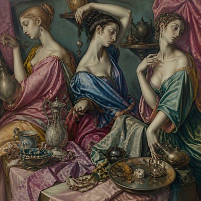 still life with everyday objects — Mannerism Art Style