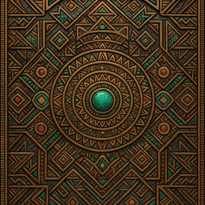 Ethnic Tribal Jewelry Design Style Transfer Example