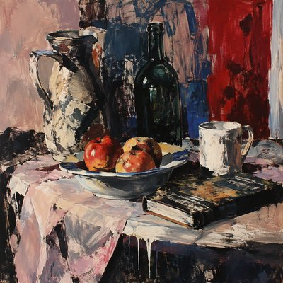 still life with everyday objects