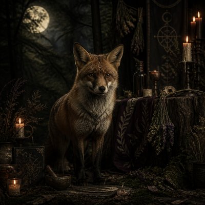 animal standing in natural pose — Witchcore Aesthetic