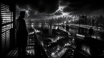 sweeping panoramic landscape with a dramatic sky