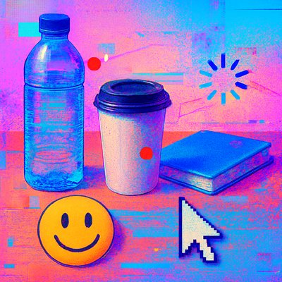 still life with everyday objects