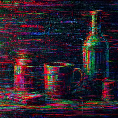 still life with everyday objects