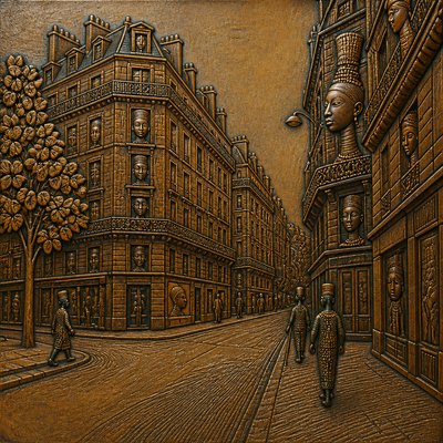 Ife Art Style Style Transfer Example