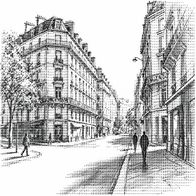 ASCII Art Style Style Transfer Example