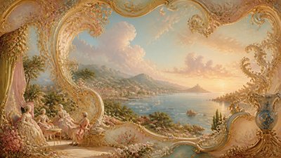 sweeping panoramic landscape with a dramatic sky