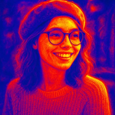 Thermal Camera Romanticism Style Transfer Example