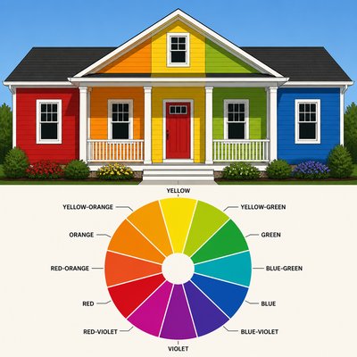 house with front view — Hue Art Style