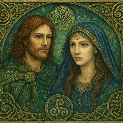 portrait of two people together