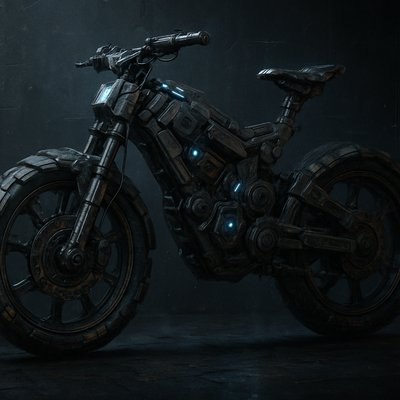 bicyle resting against a wall