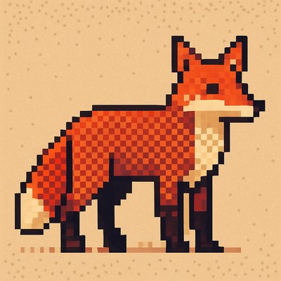 animal standing in natural pose