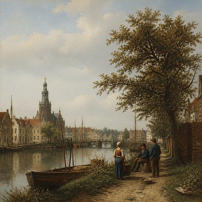 wide landscape with natural scenery — Leiden Art Style