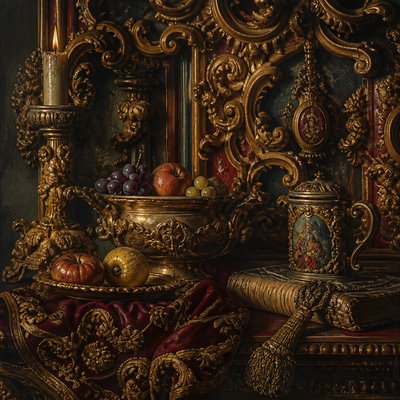 still life with everyday objects — Seville Art Style