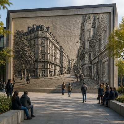 Public Art Style Style Transfer Example