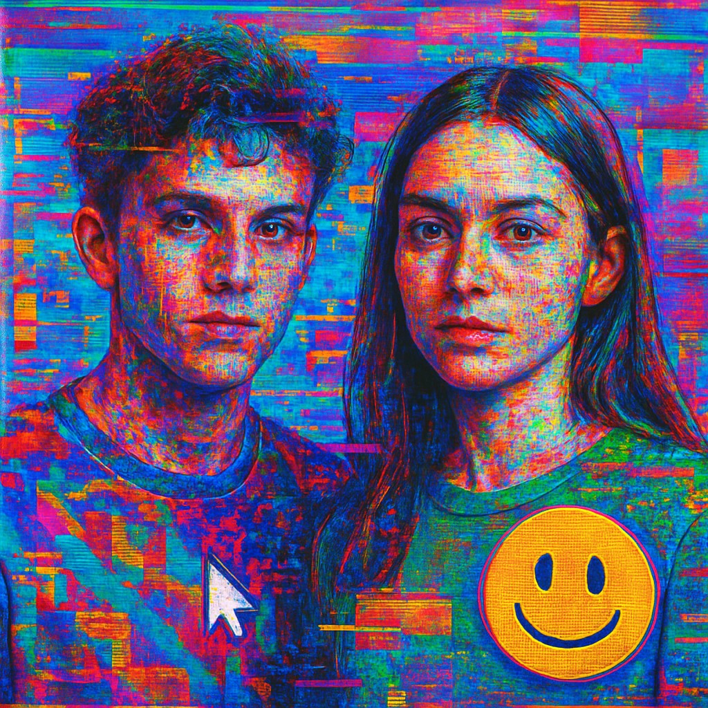 portrait of two people together