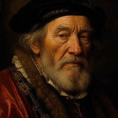 close-up portrait of an elderly person with expressive weathered features