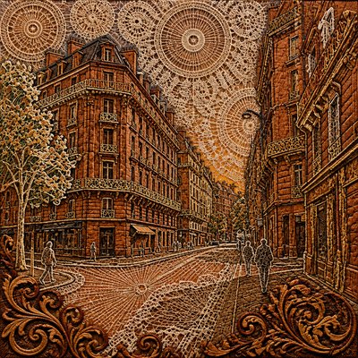 Paraguayan Art Style Style Transfer Example