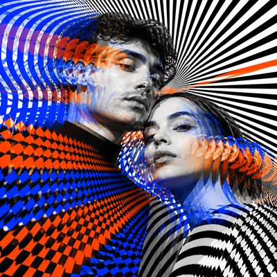 portrait of two people together