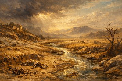 “Son of man, when the land sinneth against me by trespassing grievously, then will I stretch out mine hand upon it, and will break the staff of the bread thereof, and will send famine upon it, and will cut off man and beast from it:” (Ezekiel 14:13, KJV)
