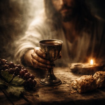 “But I say unto you, I will not drink henceforth of this fruit of the vine, until that day when I drink it new with you in my Father's kingdom.” (Matthew 26:29, KJV)
