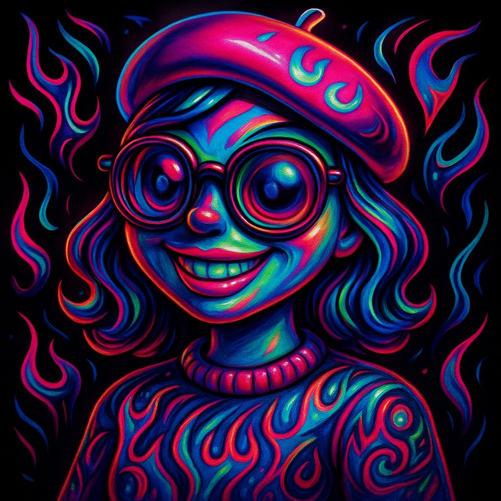 Lowbrow Art Style Style Transfer Example