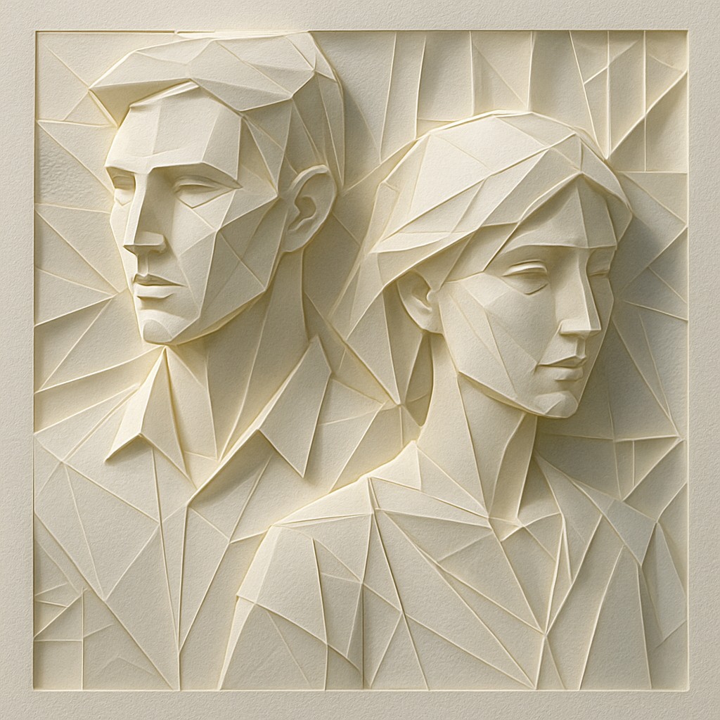 portrait of two people together