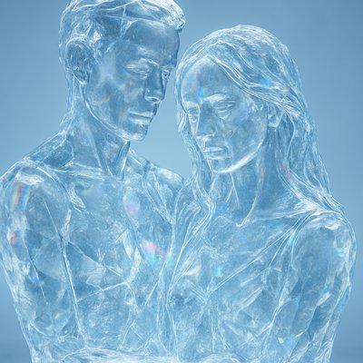 portrait of two people together