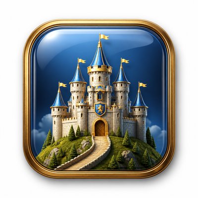 majestic castle on a hilltop